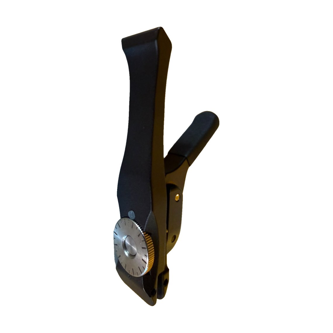 Ghiera micrometrica zigrinata e graduata della starting clamp STRINGLAB PRO per regolare la chiusura sul calibro della corda
